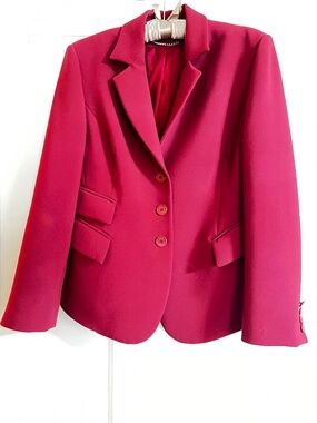 WOMENS ITALIAN RED BLAZER